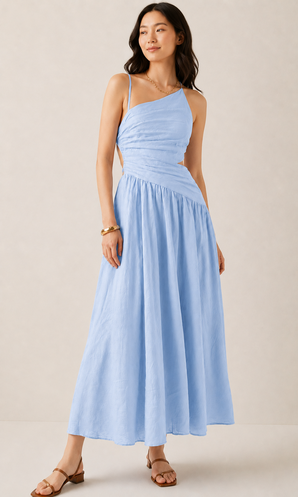 ROÏA DRESS - SKYE BLUE