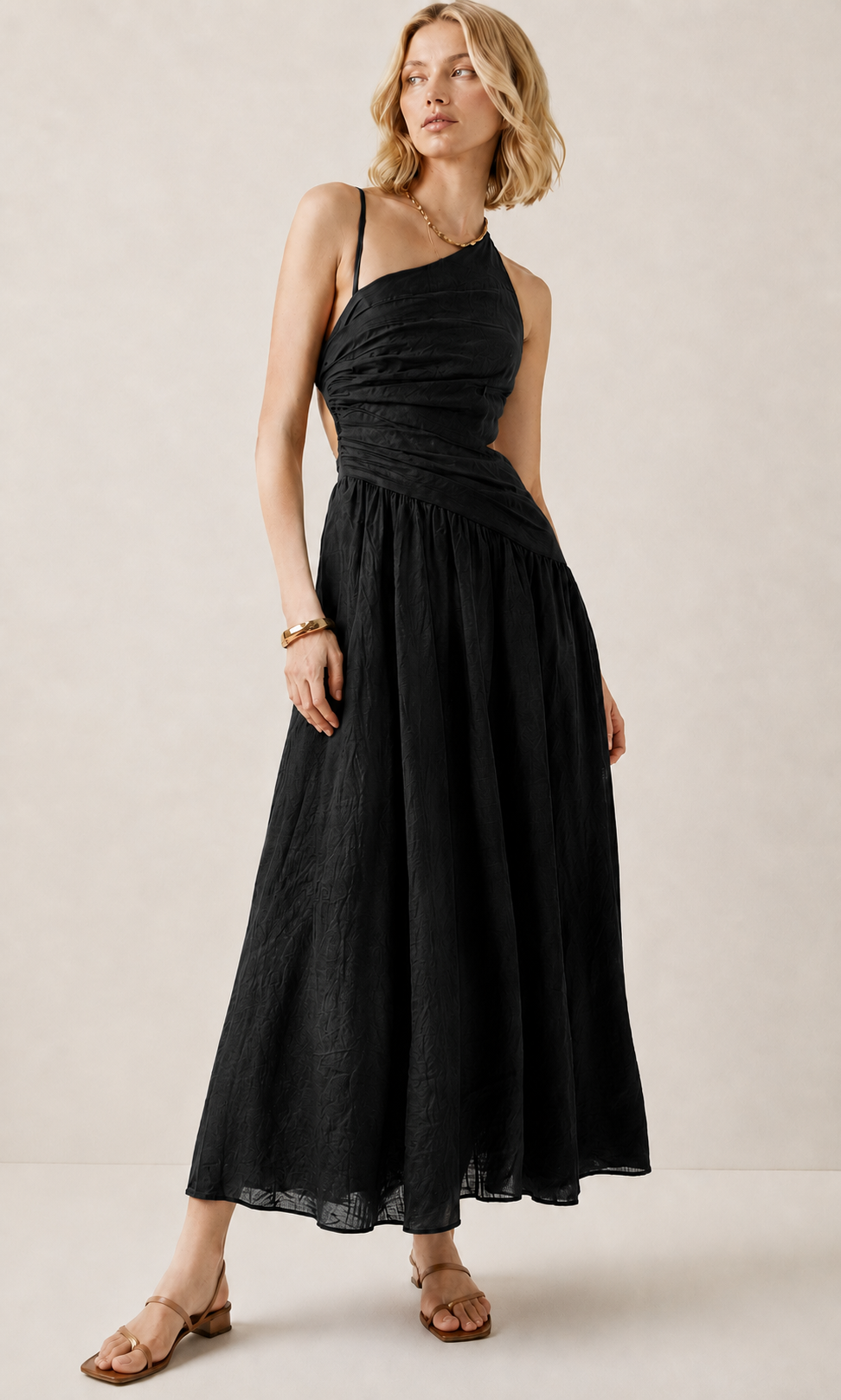ROÏA DRESS - MIDNIGHT BLACK