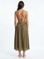 ROÏA DRESS - TUSCAN GREEN
