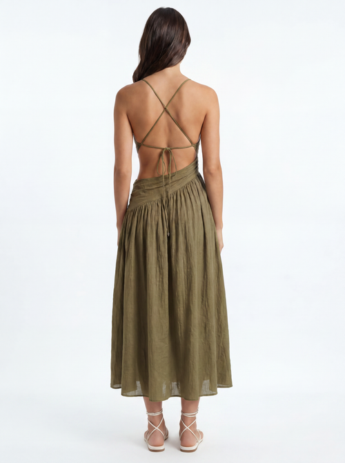 ROÏA DRESS - TUSCAN GREEN