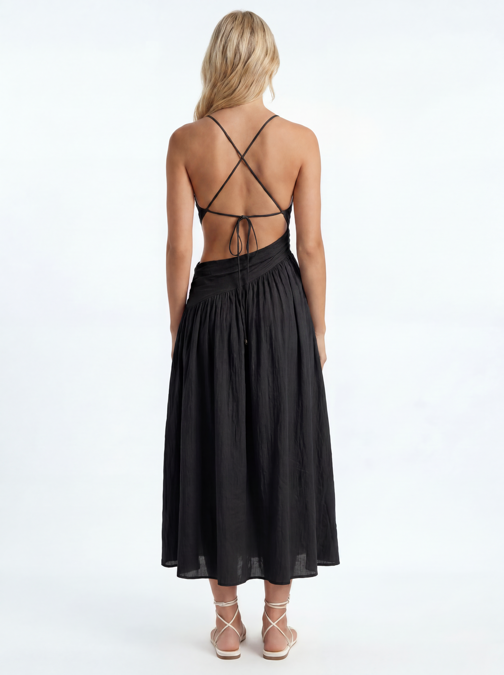 ROÏA DRESS - MIDNIGHT BLACK