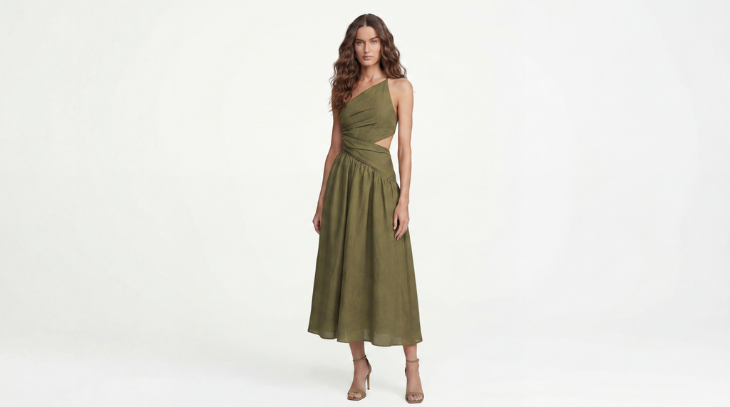 ROÏA DRESS - TUSCAN GREEN