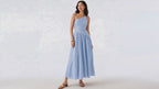 ROÏA DRESS - SKYE BLUE