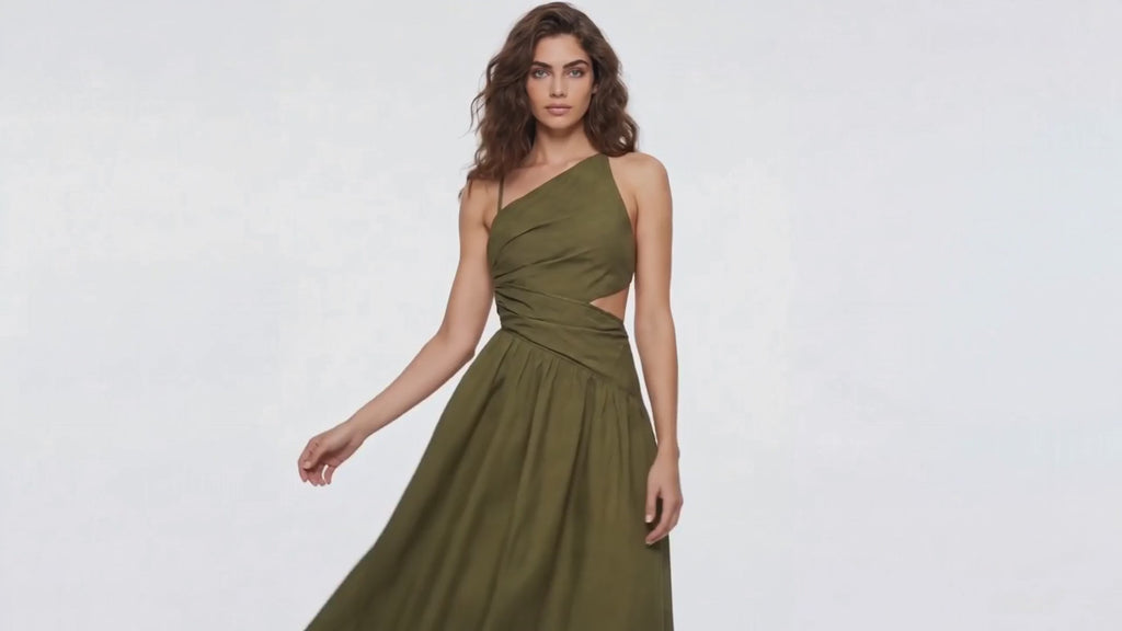 ROÏA DRESS - TUSCAN GREEN