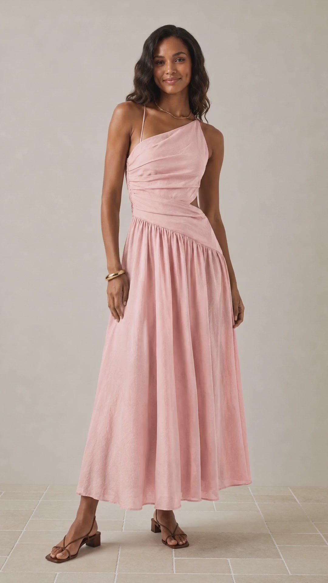 ROÏA DRESS - ROSEWATER PINK